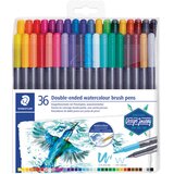 Flomaster 36boja obostrani akvarel design journey staedtler 3001 tb36 blister Cijene