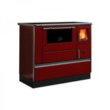 Alfa Plam 90H Dominant, crveni, levi, šporet na čvrsto gorivo | ePonuda.com