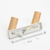  Brilagi - Spot svetlo SELE 2xGU10/30W/230V bela/dekor hrasta | Eponuda.com
