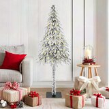  Božićno drvce Bijelo 150 cm PE i čelik | shoptok.hr