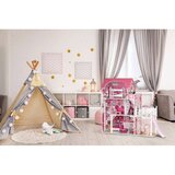 ECO TOYS Drvena Kućica Za Lutke Sa Liftom Xxl | ePonuda.com