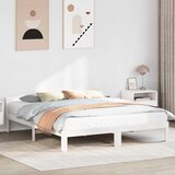  Okvir kreveta bez madraca bijeli 180x200 cm od masivne borovine | shoptok.hr