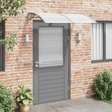 Nadstrešnica za vrata siva 150 x 75 cm polikarbonatna | shoptok.hr
