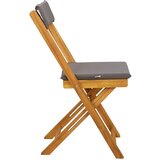  Vanjske bistro stolice 2 pcs Tamno siva 40 x 53 x 80 cm | shoptok.hr