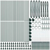  Stup za ogradu 52 pcs Siva 3,2 x 3,2 x 70 cm | shoptok.hr