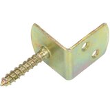  Nosači za ogradne panele 4 kom. L oblika, pocinčani metal | Eponuda.com