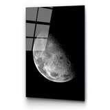 WALLXPERT dekorativna slika od kaljenog stakla moon (uv 200) 70 x 100cm