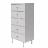 CosmoLiving by Cosmopolitan Svijetlo siva visoka komoda 70x141 cm Elizabeth – | shoptok.hr