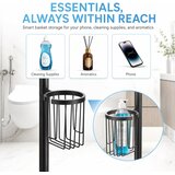 DAZI 3v1 stojalo za WC-papir s ščetko in košaro | Shoptok.si