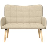  Kauč za dvoje Krema 115 x 61 x 87 cm tkanina | shoptok.hr