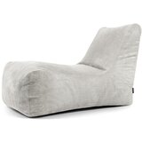 SLOWDOWN Kremno bela vreča za sedenje iz rebrastega žameta Lounge – | Shoptok.si