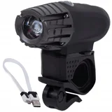 LED aku. sprednja kolesarska svetilka USB CREE XM-L2 IPX6