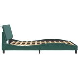  Okvir za krevet s uzglavljem tamnozeleni 140x190 cm baršunasti | shoptok.hr