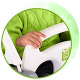Ricokids ljuljačka s kantom 3 u 1, siva i bijela | shoptok.hr