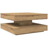  Klub stolić rotirajući za 360 stupnjeva, Artisan hrast 70x70x34,5 cm | Eponuda.com