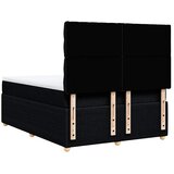  Krevet s oprugama i madracem crni 140x200 cm od tkanine | shoptok.hr