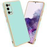  Ohišje, združljiv s Samsungom v sijajni metini zeleni barvi - Zlato - zaščitni pokrov iz fleksibilnega silikona TPU in z zaščito pred kamero, (20604117) | Shoptok.si