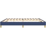  Box spring posteljni okvir moder 200x200 cm blago, (20736684) | Shoptok.si