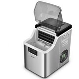  3.2 L aparat za pravljenje ledenih kock, gornji ulazni otvor, dim. 25 x 36 x 38 cm (srebrni) | shoptok.hr