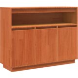  S pohranom s vratima Smeđa 104.5 x 34 x 80 cm Čvrsta borova drva | shoptok.hr