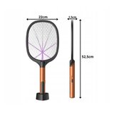  2v1 aku. električni lopar uničevalec insektov LED UV USB 52m stojalo | Shoptok.si