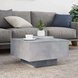  Stolić za kavu boja betona 55x55x31 cm konstruirano drvo | shoptok.hr