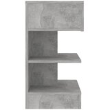  Noćni ormarići 2 kom siva boja betona 40 x 35 x 65 cm | shoptok.hr