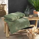 Douceur d intérieur Kaki zeleni pamučni ručnik od frotira 90x150 cm Tendresse – | shoptok.hr