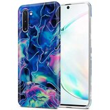Cadorabo Ohišje, združljiv s Samsungom v modrem roza marmorju št. 17 - Zaščitni pokrov iz silikona TPU z vzorcem mozaika, (20566660) Cene