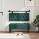  Držeće uzglavlje Zidne Tamnozelena 110 x 55 x 7 cm tkanina - Tamnozelena 100 cm bez LED | shoptok.hr