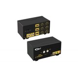  hdmi kvm usb svič CKL-923HUA, triple monitor, hdmi 2.0 compliant up to 4K hdtv (@30Hz), with audio & microhpone, extra usb 2.0 port, svič mode: push button / hotkey / mouse click / wired remote / auto scan Cene