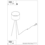 Sollux Lighting sollux SL.1855 - podna lampa nevia 1xE27/15W/230V plava | Eponuda.com