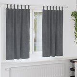 vidaXL Zavjese Svjetlosive Poliester 140 x 175 cm Dekorativni umetci | shoptok.hr