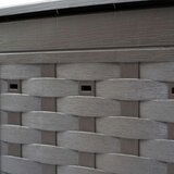 vidaXL Vrtni kompostnik 3 kosi rjave barve 60x60x83 cm 900 L | Shoptok.si