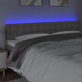  LED uzglavlje sivo 160 x 5 x 78/88 cm od umjetne kože | Eponuda.ba