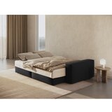 Micadoni Crna sklopiva sofa od bouclé tkanine 247 cm Jodie – Home | shoptok.hr