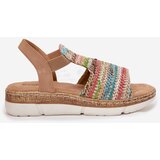 EVENTO Women's Sandals With Weaving Multicolor Jelana | ePonuda.com