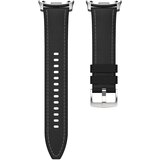 INF Uradni silikonski pašček z usnjeno teksturo, združljiv s Samsung Watch 8 & Classic Black, (5000075719) | Shoptok.si