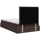  Podesivi krevet s madracem Tamno smeđa 120 x 190 cm Tkanina | shoptok.hr