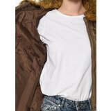Dewberry Z6430 WOMEN'S COAT-BEIGE | shoptok.hr