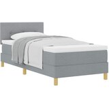  s opruga kutije Svijetlo siva 90 x 190 cm tkanina | shoptok.hr