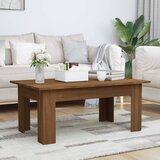 vidaXL Stolić za kavu boja smeđeg hrasta 100x60x42cm konstruirano drvo Cijene