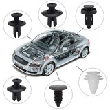 Set kopči i žabica za auto, plastika, crni