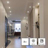  LED žarnica Classic MR16 srebro/ GU10 / 3 W (32 W) / 345 lm / Nevtralna bela | Shoptok.si