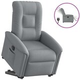 Maison Chic Električni naslanjač - Relax naslanjač s funkcijo vstajanja svetlo siv, (22061995) | Shoptok.si