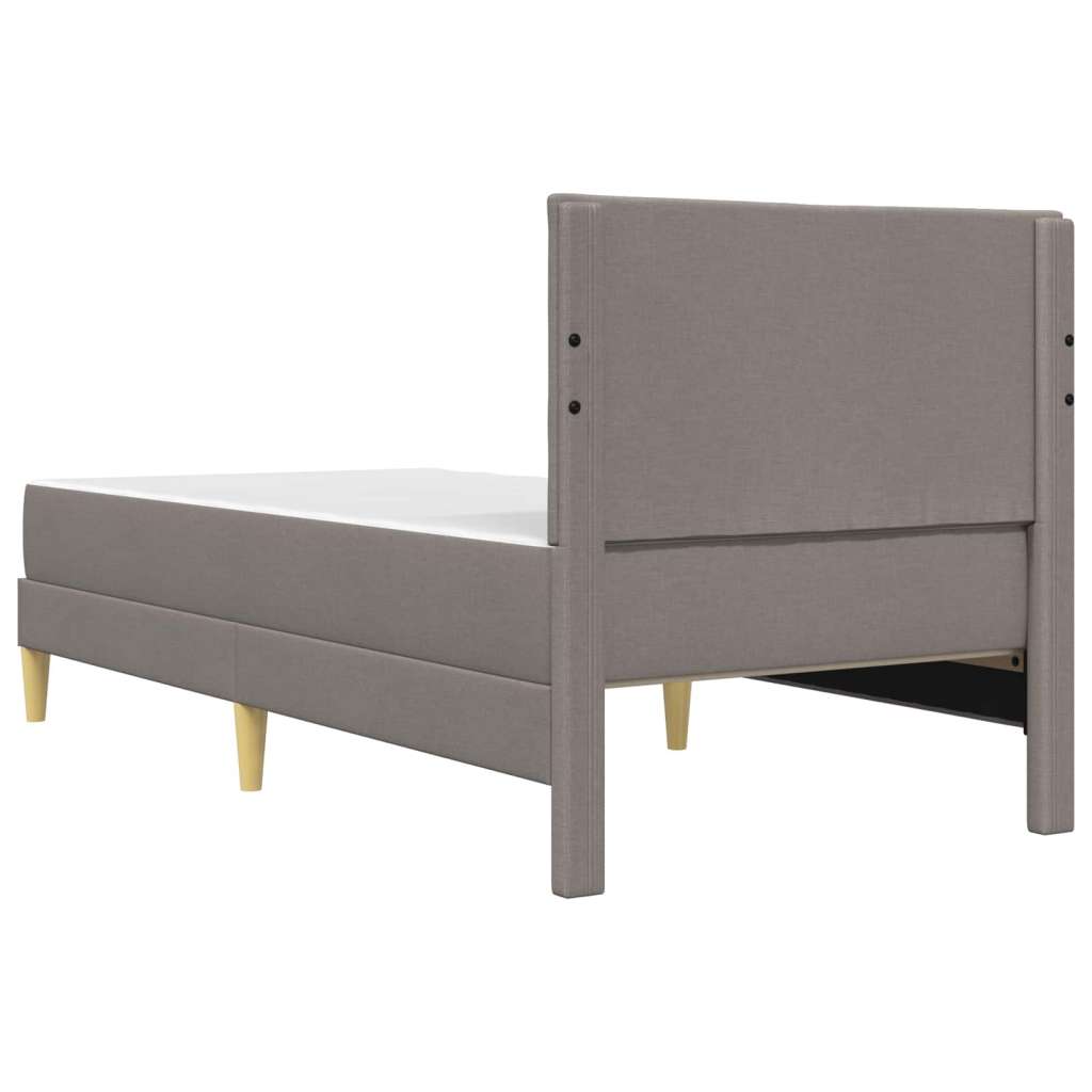  Okvir za krevet Sivo-smeđa 80 x 200 cm Poliester - Sivo-smeđa 80 x 200 cm | shoptok.hr