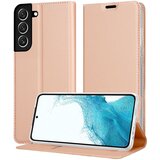 Cadorabo Case, združljiv s Samsungom v elegantnem rosă ‰ Gold - zaščitni pokrov z magnetnim zapiranjem, stoječo funkcijo in režo za kartico, (20694887) | Shoptok.si