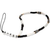 Guess GUSTBOHP zapestnica / obesek za telefon - Heishi Beads črno bel Cene