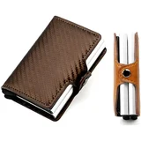 WALLET Izmael Double ME-25396 - Tamno Smeđa KP25396