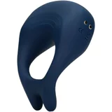 Shots Loveline - Vibracijski obroček za penis z možnostjo polnjenja (modri)